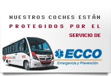 Nuestos coches están protegidos por el servicio de Ecco